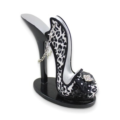 Silver Pin-Up Cheetah Eyeglass Holder GM11725
