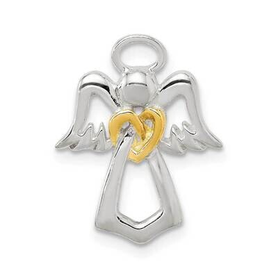 Gold tone Angel Chain Slide Sterling Silver QC9426, MPN: QC9426, 886774117102