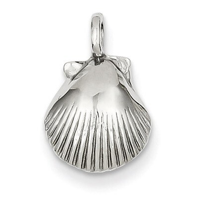Seashell Pendant 14k White Gold K1901, MPN: K1901, 883957867472