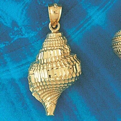 Dazzlers Jewelry Seashell Pendant Necklace Charm Bracelet in Yellow, White or Rose Gold 317, MPN: D…