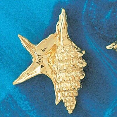 Dazzlers Jewelry Seashell Pendant Necklace Charm Bracelet in Yellow, White or Rose Gold 307, MPN: D…