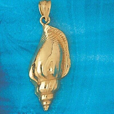 Dazzlers Jewelry Seashell Pendant Necklace Charm Bracelet in Yellow, White or Rose Gold 303, MPN: D…