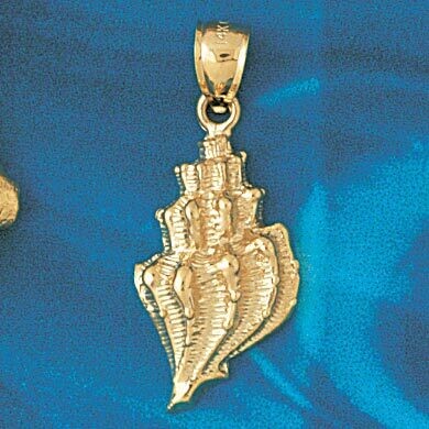 Dazzlers Jewelry Seashell Pendant Necklace Charm Bracelet in Yellow, White or Rose Gold 299, MPN: D…
