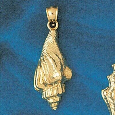 Dazzlers Jewelry Seashell Pendant Necklace Charm Bracelet in Yellow, White or Rose Gold 298, MPN: D…