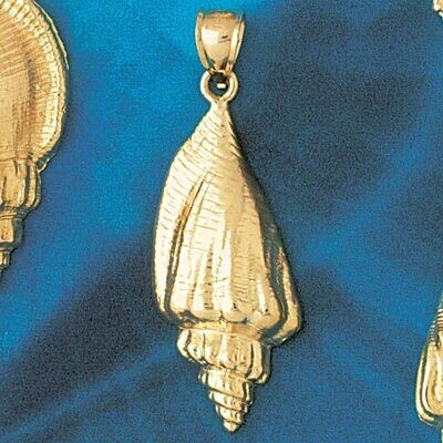 Dazzlers Jewelry Seashell Pendant Necklace Charm Bracelet in Yellow, White or Rose Gold 297, MPN: D…