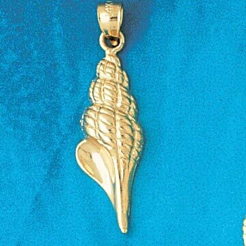Dazzlers Jewelry Seashell Pendant Necklace Charm Bracelet in Yellow, White or Rose Gold 287, MPN: D…