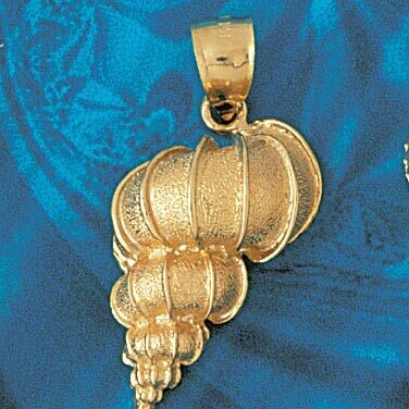 Dazzlers Jewelry Seashell Pendant Necklace Charm Bracelet in Yellow, White or Rose Gold 282, MPN: D…
