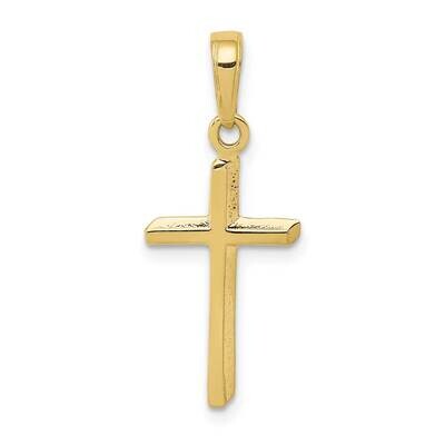 Cross Pendant 10k Gold Polished 10D3489, MPN: 10D3489,