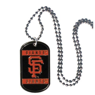 Giants 20 inch Dogtag Chain Necklace GC4153, MPN: GC4153, 754603148224