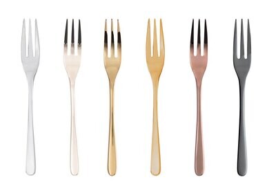 Sambonet Mix &amp; Play Cake Forks 6 Piece 52553XA5, MPN: 52553XA5, 790955138551
