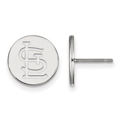 St Louis Cardinals Small Disc Earring Sterling Silver SS043CRD, MPN: SS043CRD, 886774630786