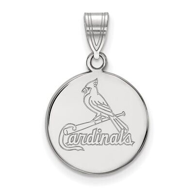 St. Louis Cardinals Medium Disc Pendant Sterling Silver SS037CRD, MPN: SS037CRD, 886774630489