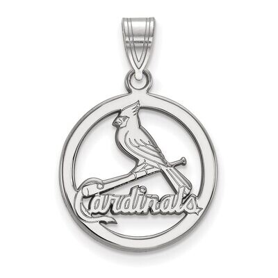 St. Louis Cardinals Sm Pendant in Circle Sterling Silver SS031CRD, MPN: SS031CRD, 886774630175