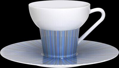 J. Seignolles Cape Cod Indigo Tea Cup and Saucer JS17922, MPN: JS17922,