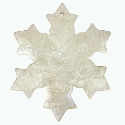 Michael Wainwright Borealis White Snowflake Ornament 138BO01, MPN: 138BO01,
