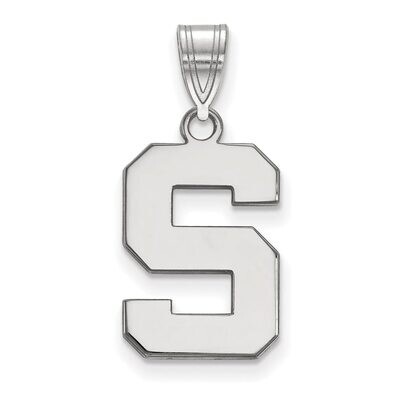 Michigan State University Medium Pendant Sterling Silver SS003MIS, MPN: SS003MIS, 886774690339