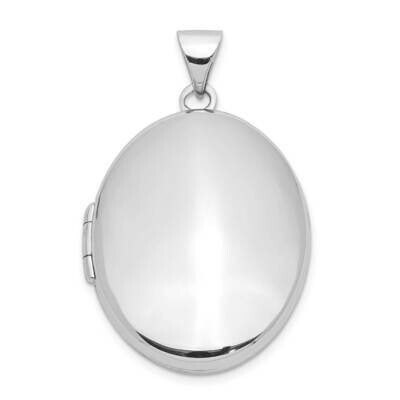 Oval 26mm Locket Sterling Silver QLS928, MPN: QLS928, 883957987934