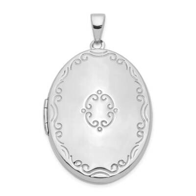 33mm Oval Locket Sterling Silver QLS948, MPN: QLS948, 886774040875