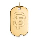 San Francisco Giants Large Dog Tag 14k Yellow Gold 4Y027GIT, MPN: 4Y027GIT, 886774878133