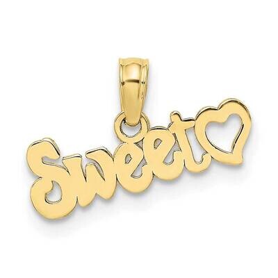 Sweet Heart Charm 10k Gold 10K2619, MPN: 10K2619,