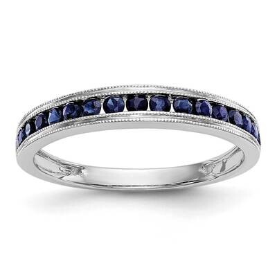 Blue Sapphire Band 14k White Gold RM3454B-SA-W, MPN: RM3454B-SA-W, 191101827020