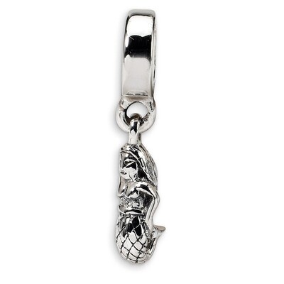 Mermaid Dangle Bead - Sterling Silver QRS500, MPN: QRS500, 883957724126