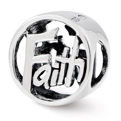 Faith Bead - Sterling Silver QRS2443, MPN: QRS2443, 883957537948