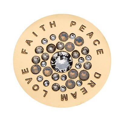Nikki Lissoni Sparkling Love. Faith. Peace. Dream Gold-Plated 33mm Coin C1614GM, MPN: C1614GM, 8719…