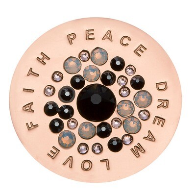 Nikki Lissoni Sparkling Love. Faith. Peace. Dream Rose Gold-Plated 33mm Coin C1616RGM, MPN: C1616RG…