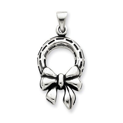 Wreath Pendant Sterling Silver QC3798