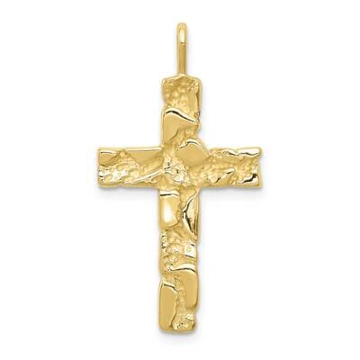 Nugget Cross Pendant 10k Gold 10C1480, MPN: 10C1480,