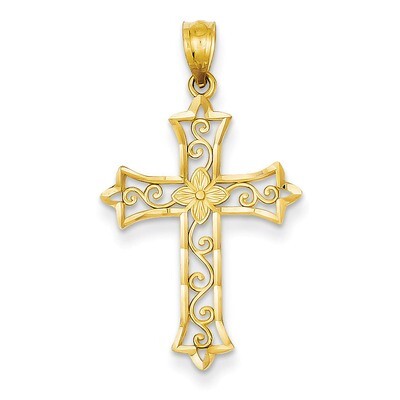 Cross Pendant 14k Gold C4510, MPN: C4510, 883957345802
