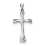 Cross Pendant Sterling Silver Rhodium-plated QC8163, MPN: QC8163, 191101361050