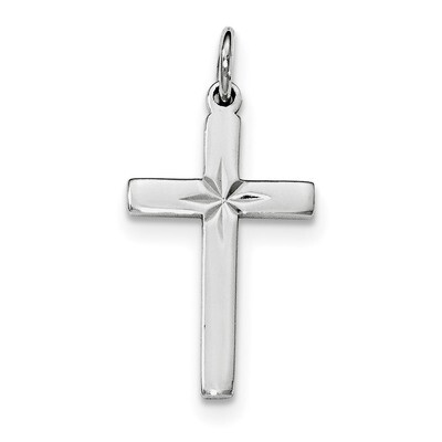 Cross Pendant Sterling Silver Rhodium-plated QC8146, MPN: QC8146, 191101459399