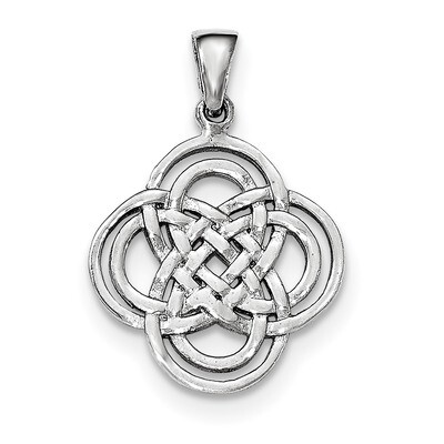 Pendant Sterling Silver Rhodium-plated Polished QC8668, MPN: QC8668, 191101361128