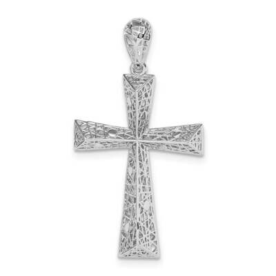 Cross Pendant Sterling Silver Rhodium-plated QC9376, MPN: QC9376, 883957935676