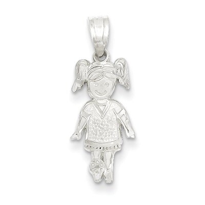 Sports Girl Charm Sterling Silver QC1358, MPN: QC1358, 883957583419