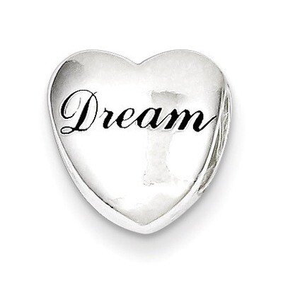 Sterling Silver Heart Pendant QC7478