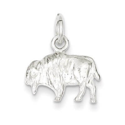 Buffalo Charm Sterling Silver QC2586, MPN: QC2586, 883957906188