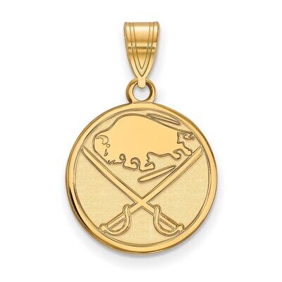 Buffalo Sabres Medium Pendant Gold-plated Silver GP003SAB, MPN: GP003SAB, 886774741062