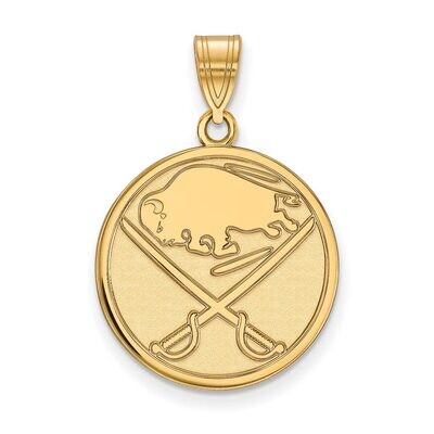 Buffalo Sabres Large Pendant 10k Yellow Gold 1Y004SAB, MPN: 1Y004SAB, 886774734880