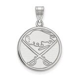 Buffalo Sabres Large Pendant 14k White Gold 4W004SAB, MPN: 4W004SAB, 886774736686