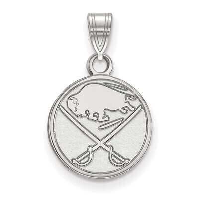 Buffalo Sabres Small Pendant 14k White Gold 4W002SAB, MPN: 4W002SAB, 886774736358
