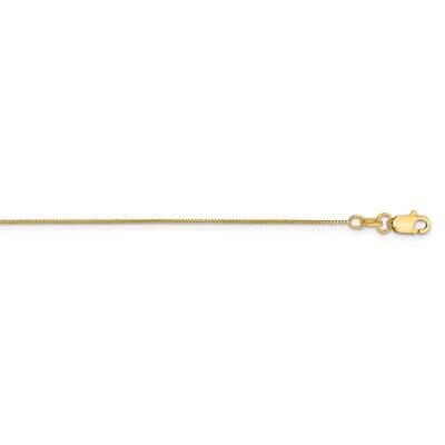 .5mm Box with Lobster Clasp Chain 13 Inch 14k Gold PEN1L-13, MPN: PEN1L-13, 883957176475