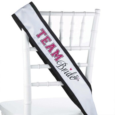 Satin Team Bride Sash GM17101