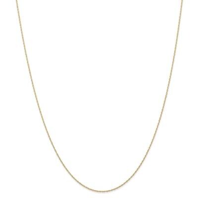 .6 mm Carded Cable Rope Chain 13 Inch 14k Gold 6RY-13, MPN: 6RY-13, 883957166070