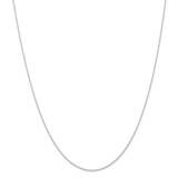 .6 mm Carded Cable Rope Chain 13 Inch 14k White Gold 6RW-13, MPN: 6RW-13, 883957165776