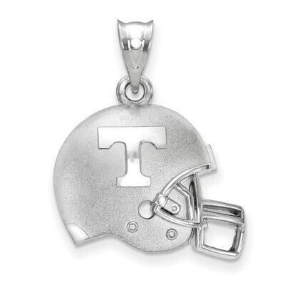 University of Tennessee Men&#39;s Athletic T 3D Football helmet with Logo Pendant Sterling Silver SS505…