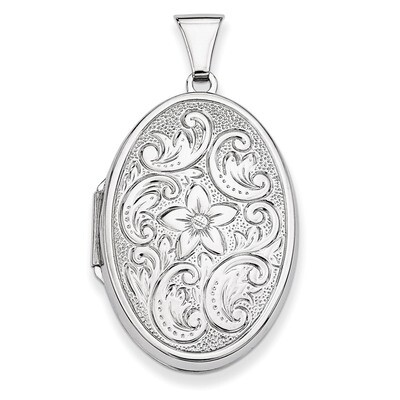 Oval Locket Sterling Silver QLS6, MPN: QLS6, 886774116631