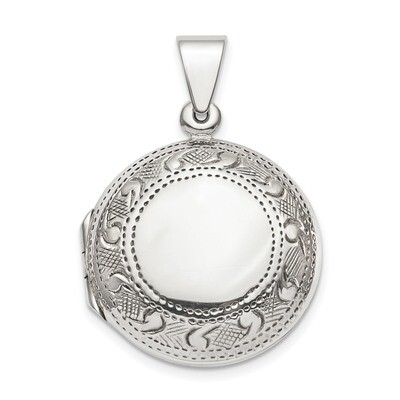 Circle Locket Sterling Silver QLS845, MPN: QLS845, 886774113067